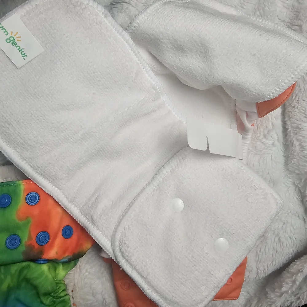 Chelory and bumGenius Tie Dye Colorful Cloth Diapers